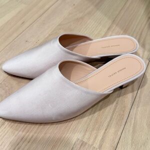 Mansur Gavriel Blush Pink Mules